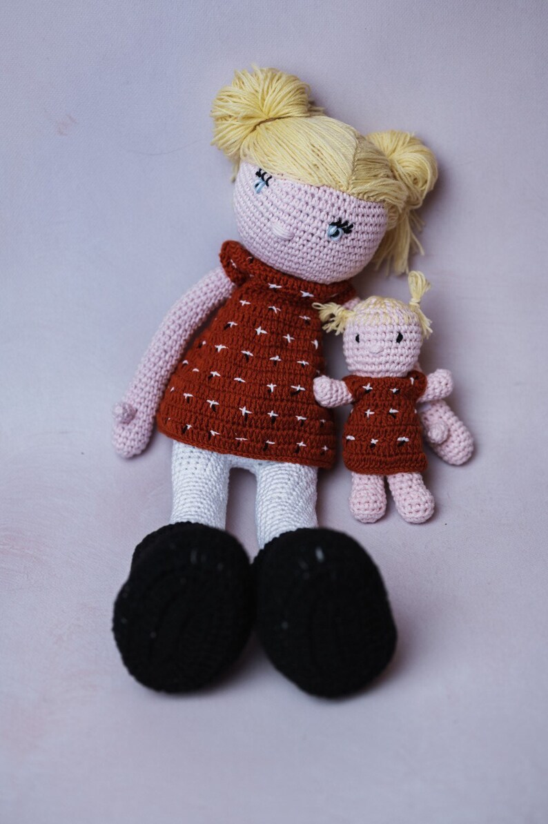 Look alike crochet doll, Big crochet doll, gift for kids, personalized doll image 9