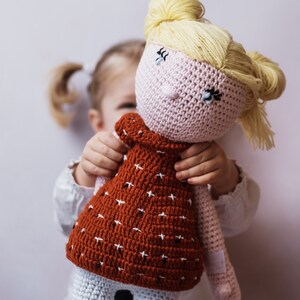 Look alike crochet doll, Big crochet doll, gift for kids, personalized doll image 3