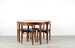 Midcentury Extending Round Teak Table and Chairs by Nathan. Vintage Modern / Danish Style / Retro. 