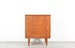 Midcentury Danish Teak And Brass Chest Of Drawers / Tallboy. Vintage Modern / Retro / Danish Style 