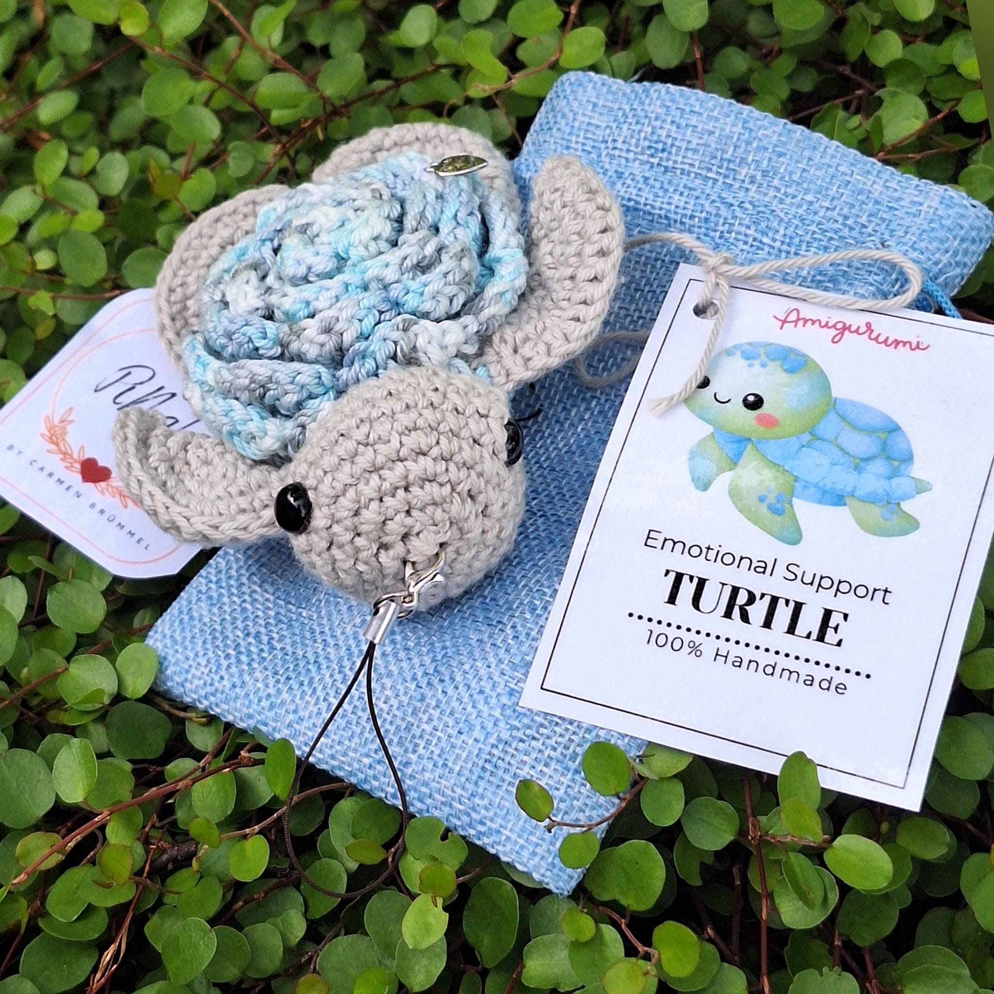 ALONK Positive Schildkröte - Handgemachte Deko Mit Motivationskarte