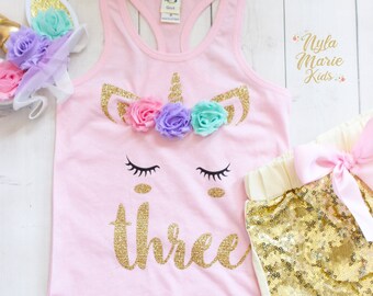 Unicorn tank Unicorn Tank Top Baby Girl Clothes Unicorn Shirt,Unicorn Outfit,Glitter Unicorn Tank Unicorn Babe Racerback Tank