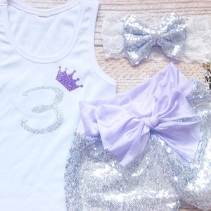 3rd birthday outfit, Purple Birthday Outfit, Princess Birthday Outfit, Sophia the 1st, 3rd birthday shirt, toddler, girls third birthday,