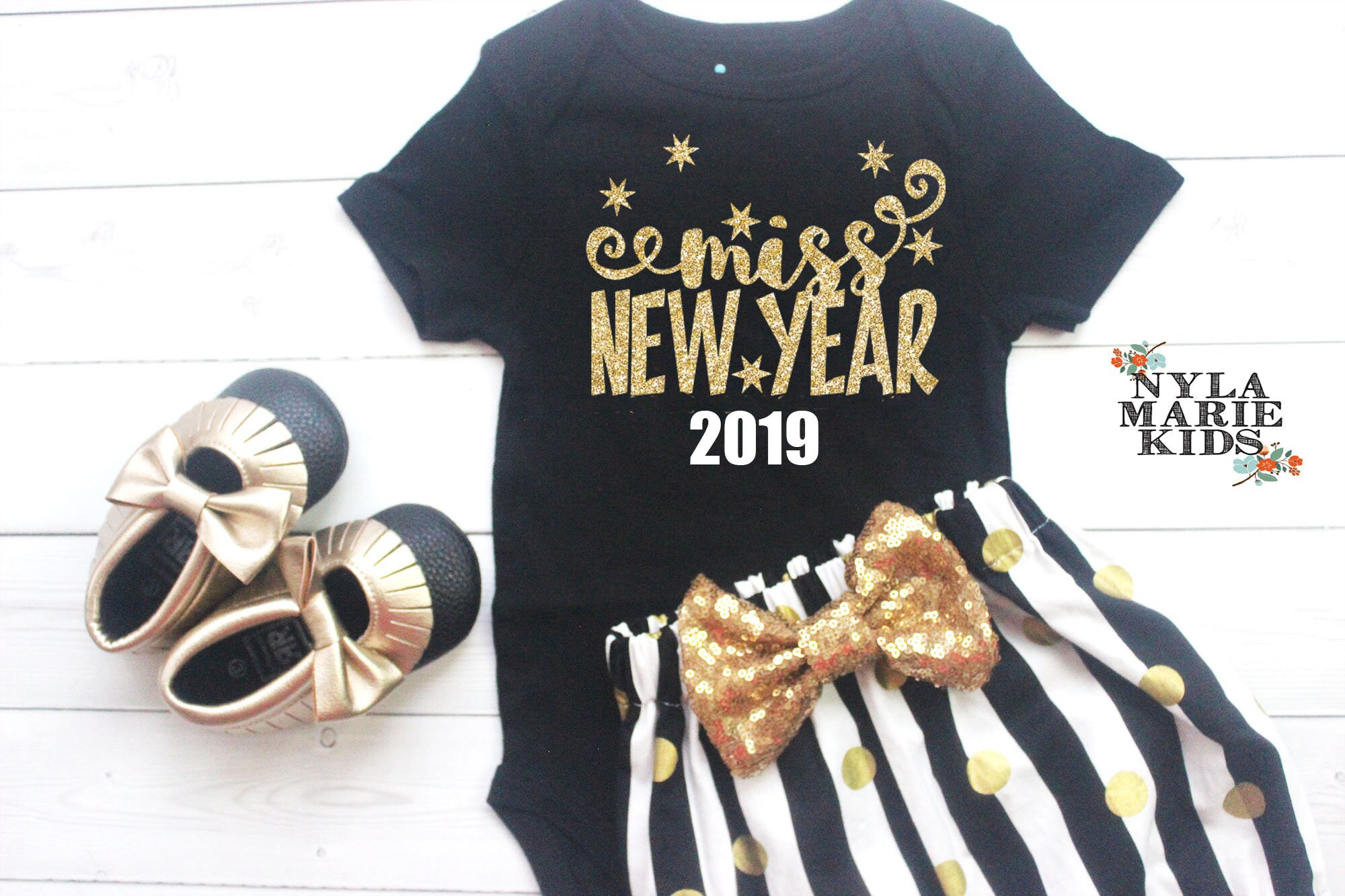 My First New Years Outfit Baby Girl New Years Eve Outfit New Etsy