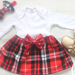 infant baby girl christmas outfit