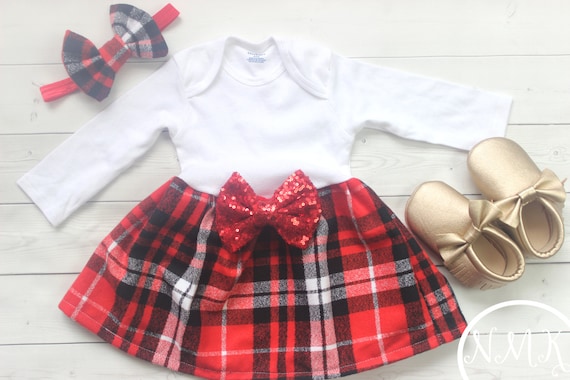 christmas dress newborn girl