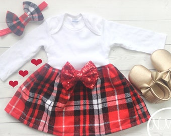 Baby Valentines Day Dress, 1st Valentines Baby Girl, Baby Valentine Outfit, Baby Girl Dress, Baby Girl Clothes , Baby Valentine's Dress
