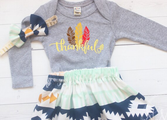 etsy baby girl thanksgiving outfit