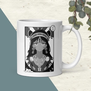 Shaman priestess | White glossy mug