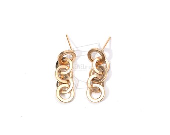 Bridal Earring Handmade Earrings Long Chain Earrings Party Wear Earrings 18K Gold Plated Earrings Black Onyx Earrings Howlite Earrings