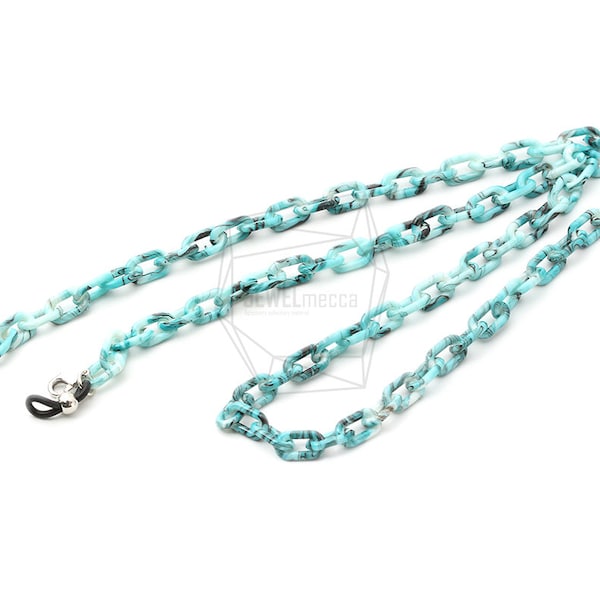 CHN-024-G/1PCS-acrylic chain for glasses,Mask Chain Holder ,sunglasses holder/ 8mm X 650mm/acrylic/Jewelry Making