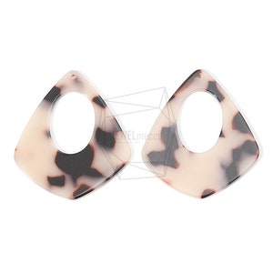 BSC-513-G/4pcs/celluloid rhombus pendant /32mm x 36mm/celluloid rhombus beads/Jewelry Making