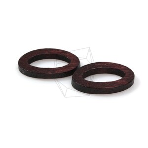 BSC-289-G / 4pcs / Cuentas de madera ovaladas / 14 mm x 21 mm / cuentas ovaladas de madera / Fabricación de joyas