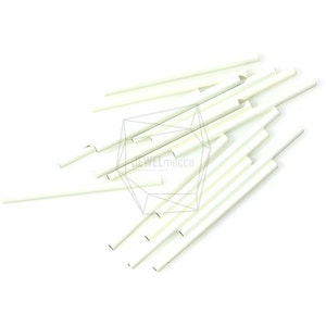 PDT-635-W/5PCS/Color Coated Cylinder Pendant/3.5cm/White Color Coated Over Brass/Jewelry Making