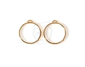 RNG-008-G/2pcs/Band Ring/18mm x 20mm/Adjustable Ring /Gold Plated Over Brass/Jewelry Making