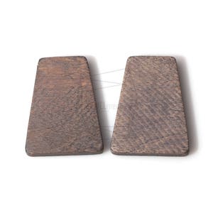 BSC-301-G/2pcs/Big Square Wooden Beads /33mm x 44mm/wooden Square beads/Jewelry Making