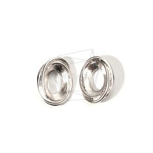 PDT-1616-MR / 2PCS / Colgante de pernos de marco retorcido / 15 mm X 19 mm / Rodio mate chapado sobre latón / fabricación de joyas