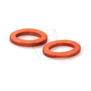 BSC-284-G/4pcs/Oval Wooden Beads /14mm x 21mm/wooden Oval  beads/Jewelry Making