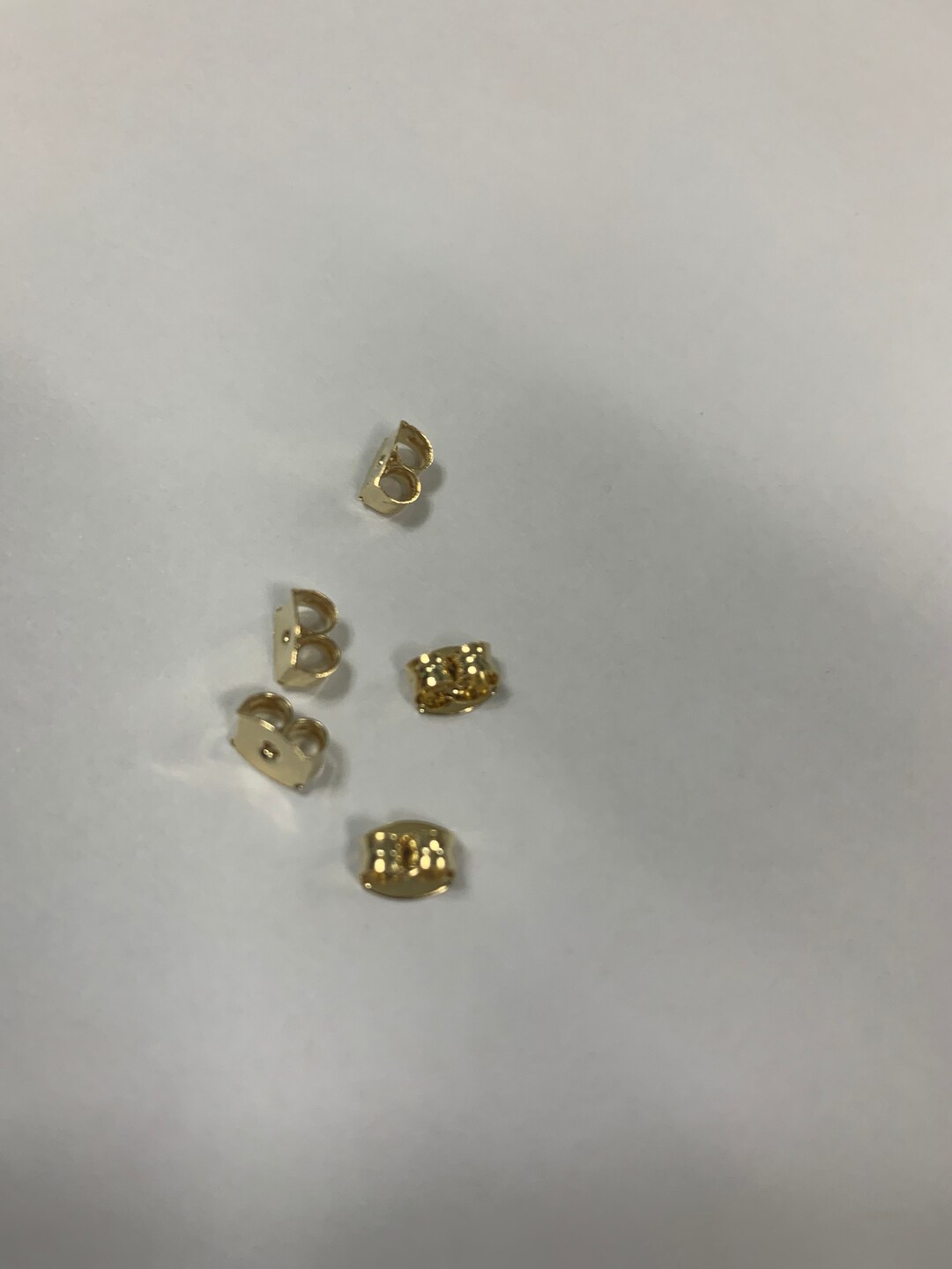 Erg0000g/100pcs/ear Clutch/earring Backs/ 4.8mm X 6mm/gold Etsy