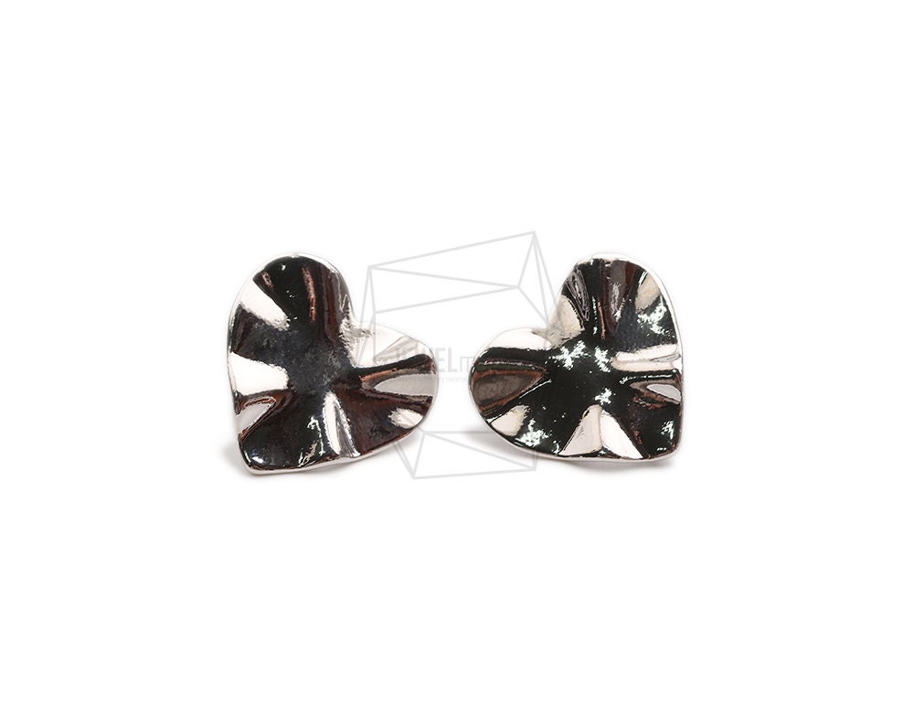 H'eres/ヒアーズ SPINAL SINGLE PIERCE Threadless Flat Back Earrings Tragus Piercing Jewelry, 3