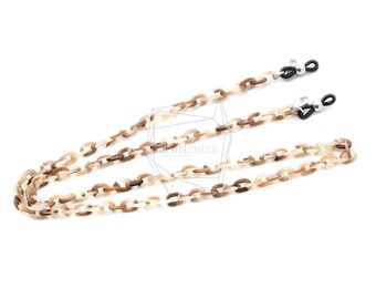 CHN-017-G/1PCS-acrylic chain for glasses,Mask Chain Holder ,sunglasses holder/ 5mm X 650mm/acrylic/Jewelry Making/Jewelry Making