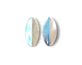 PEA-022-G/2STK/ Perlmutt Muschelperlen/20mmX28mm/Perlmuttperlen/Schmuckherstellung