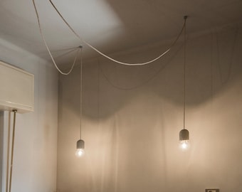 Concrete Pendant Lamp - Multiple concrete pendant lamp - Multiple ceiling light