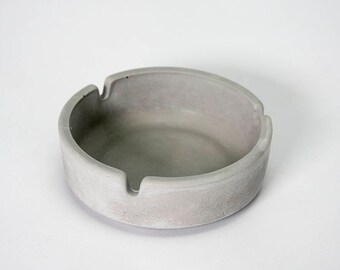 Concrete ashtray