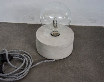 Concrete Table Lamp