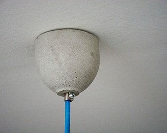 Concrete Ceiling Cup - Concrete Ceiling Rose , for pendant light