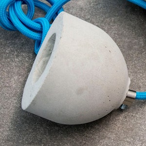 Concrete Ceiling Cup Concrete Ceiling Rose , for pendant light image 3