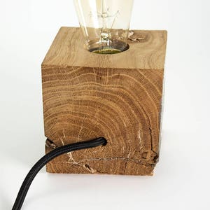 Wood Table Lamp MOUNTAINS ARE CALLING image 4