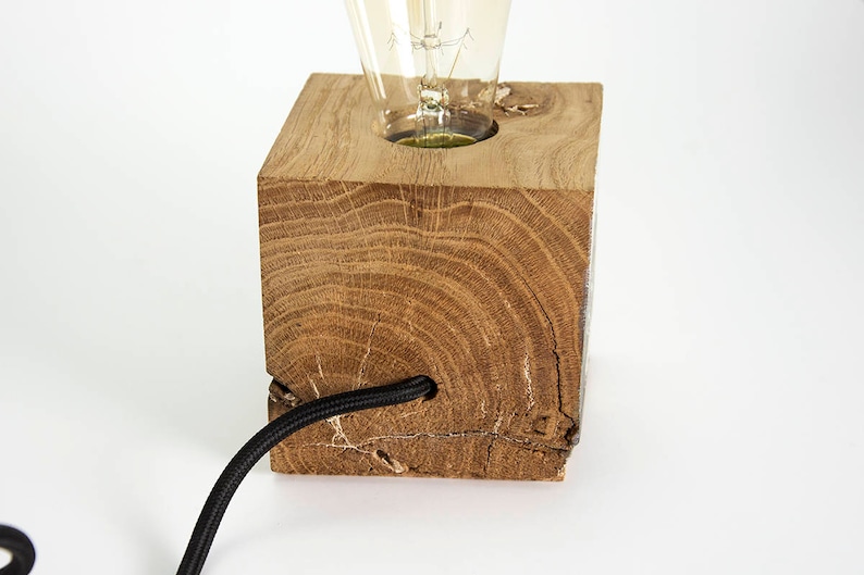 Wood Table Lamp MOUNTAINS ARE CALLING image 4