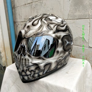 Custom Airbrushed Motorcycle Helmet image 10