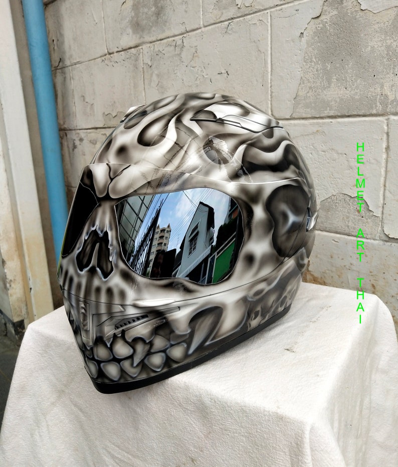 Custom Airbrushed Motorcycle Helmet image 10