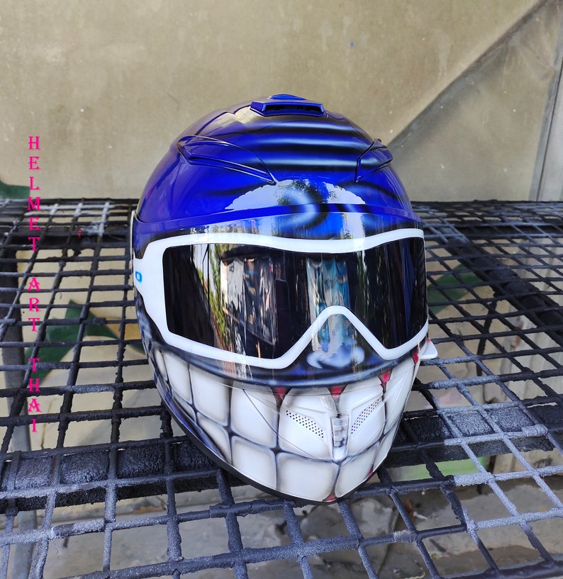 Custom Smiley Face Motorcycle Helmet | Etsy