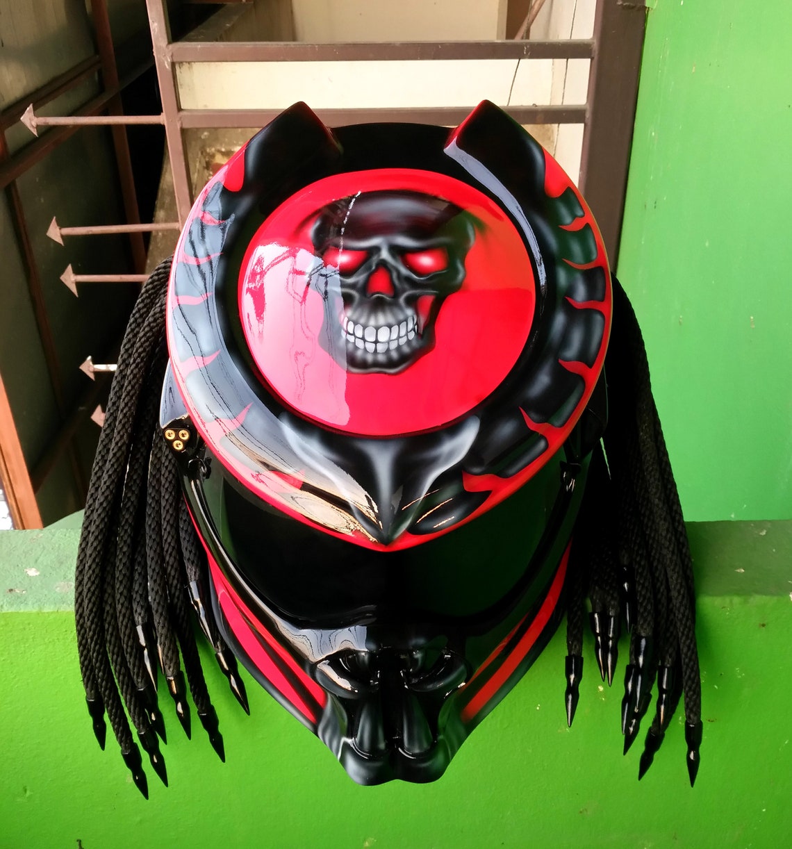 CUSTOM MOTORCYCLE HELMET | Etsy