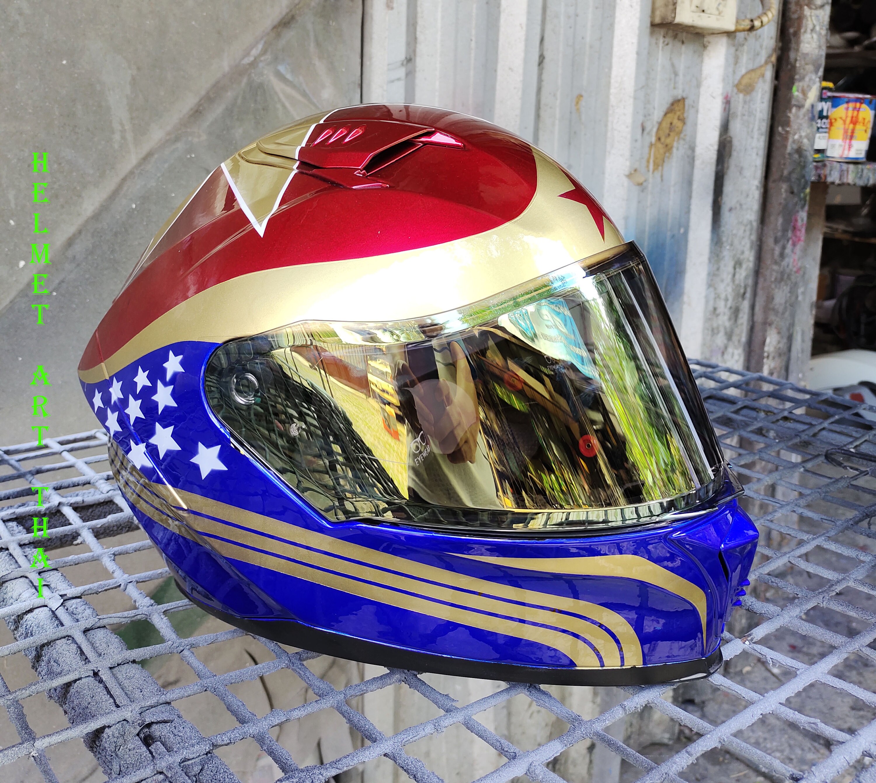 Casco Moto Personalizzato Wonder Woman | Etsy Italia