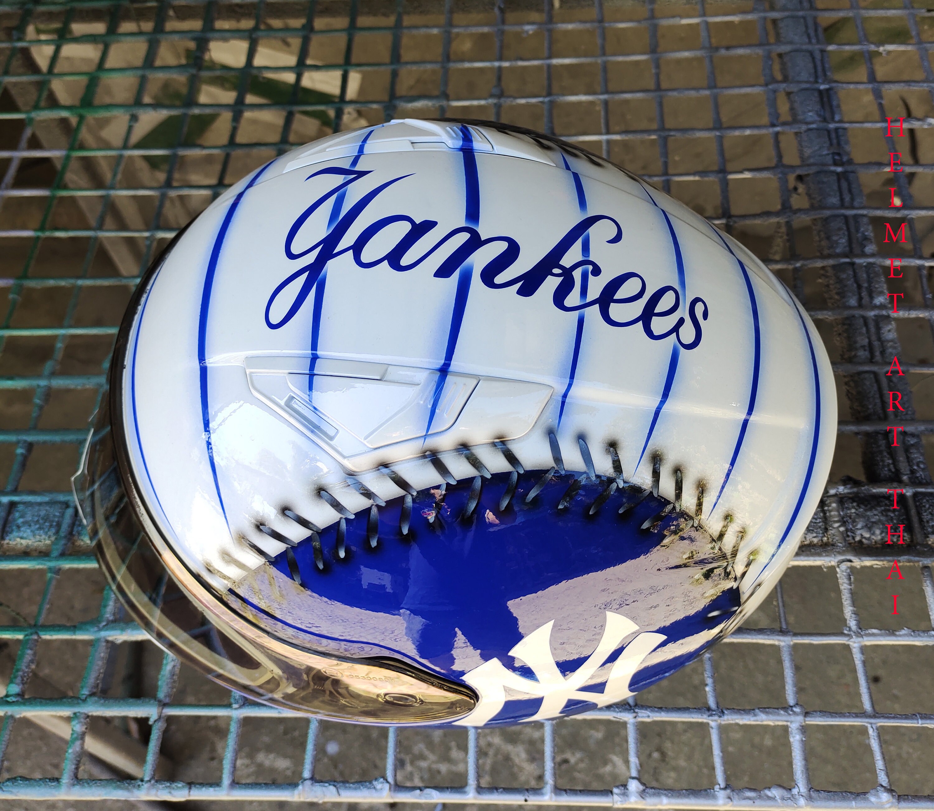 NEW YORK YANKEES Motorcycle Helmet - Etsy