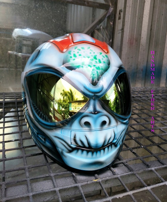 Alien Custom Motorcycle helmet | Etsy