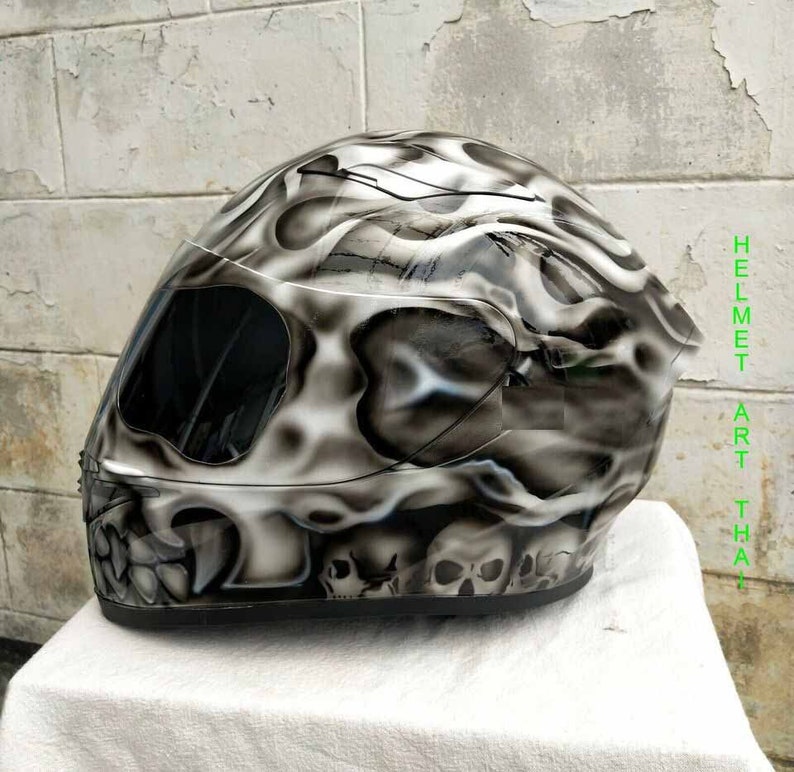 Custom Airbrushed Motorcycle Helmet image 8