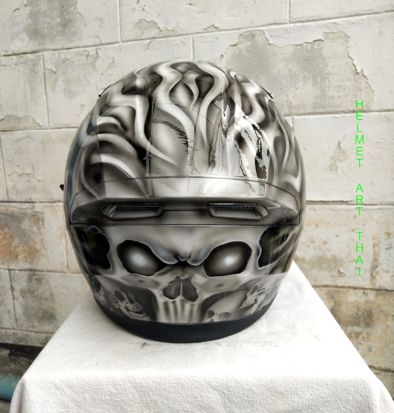 Custom Airbrushed Motorcycle Helmet image 6