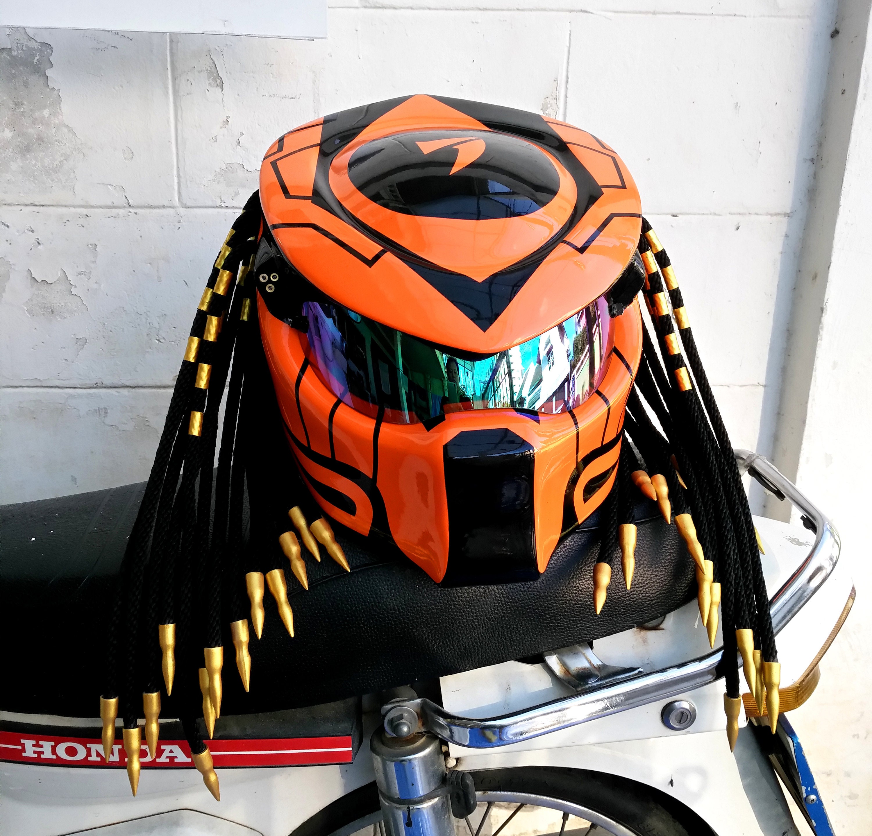 Custom Predator Motorcycle Helmet | Etsy