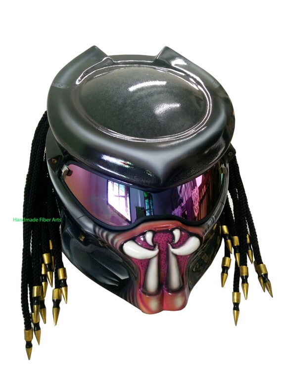 Casco da moto Predator personalizzato | Etsy Italia