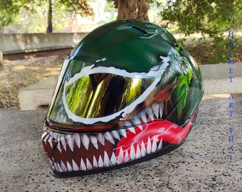 VENOM Custom Motorcycle Helmet