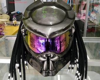 Aangepaste Predator Motor Helm