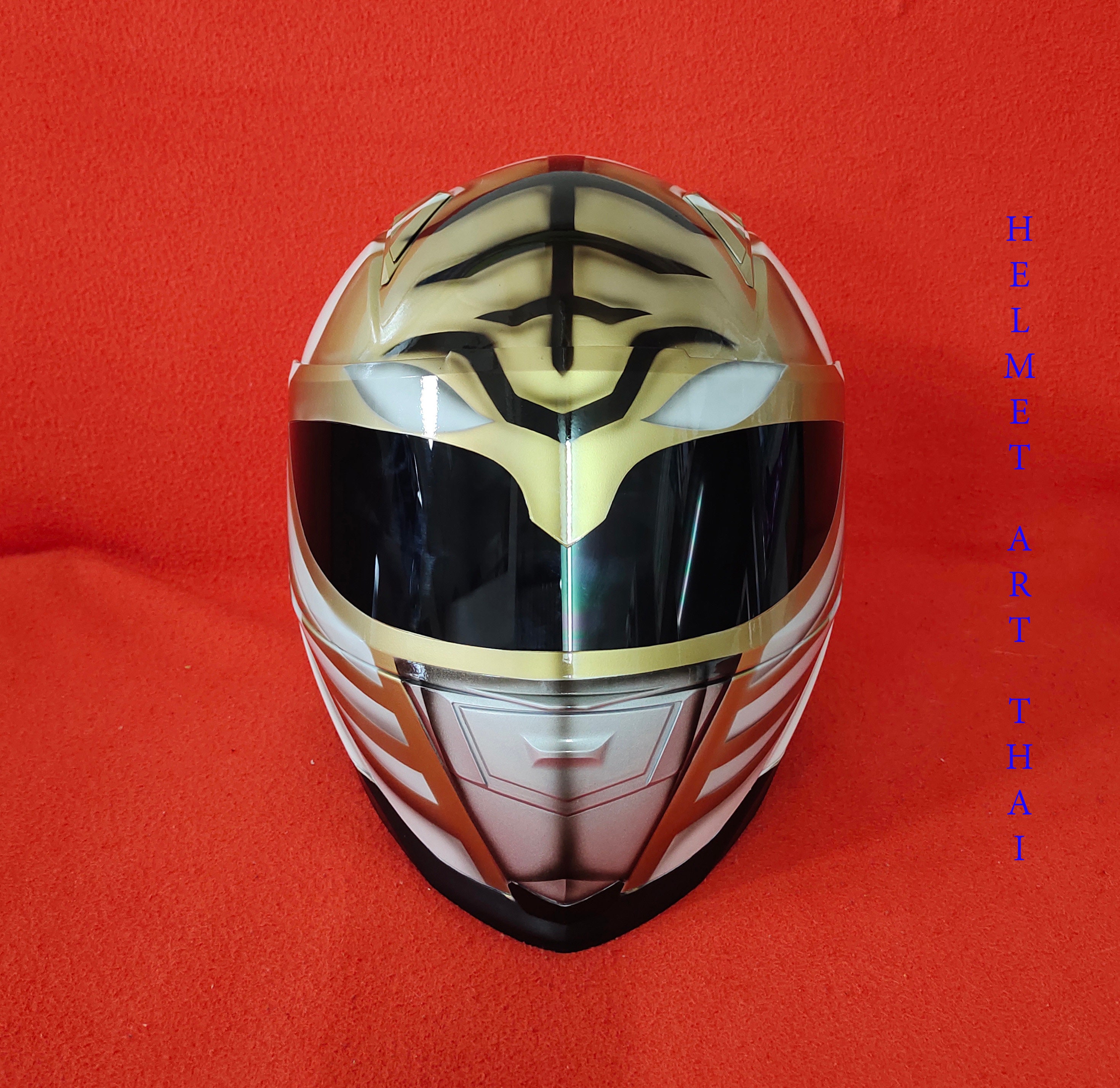 Colibrí telar Hamburguesa Casco de motocicleta personalizado Power Ranger - Etsy España