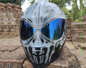 THE PUNISHER , BADASS Custom Motorcycle Helmet