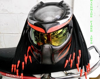 Aangepaste Predator Motor Helm