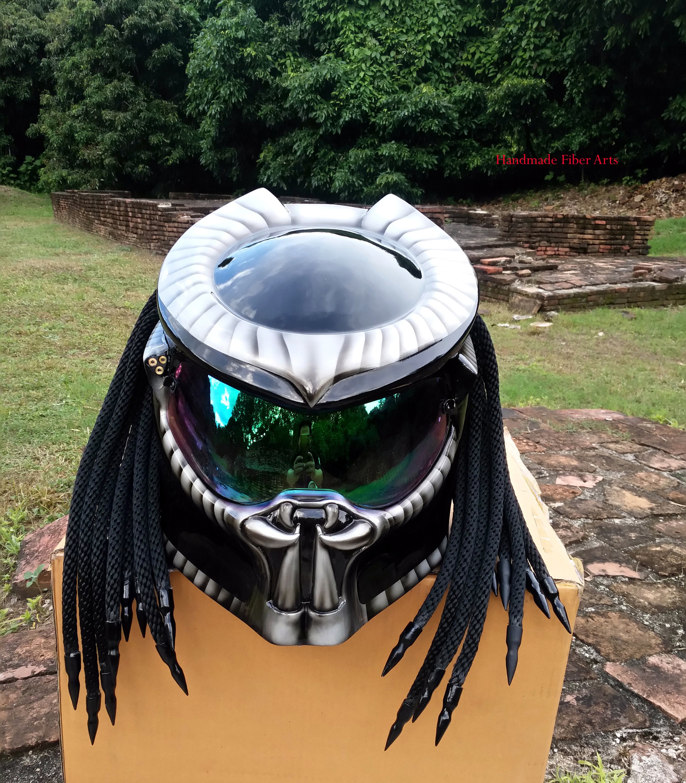 Custom Predator Motorcycle Helmet - Etsy UK